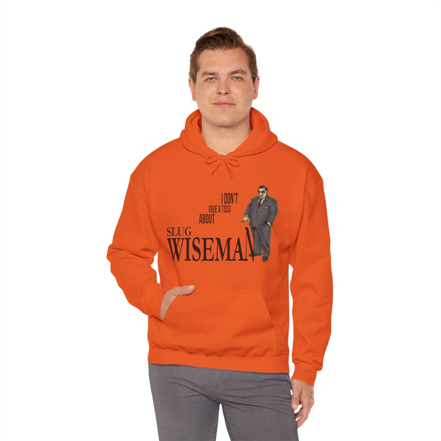 Slug Wiseman - Futsy Marlone's Signature Pose Unisex Hooded Sweatshirt