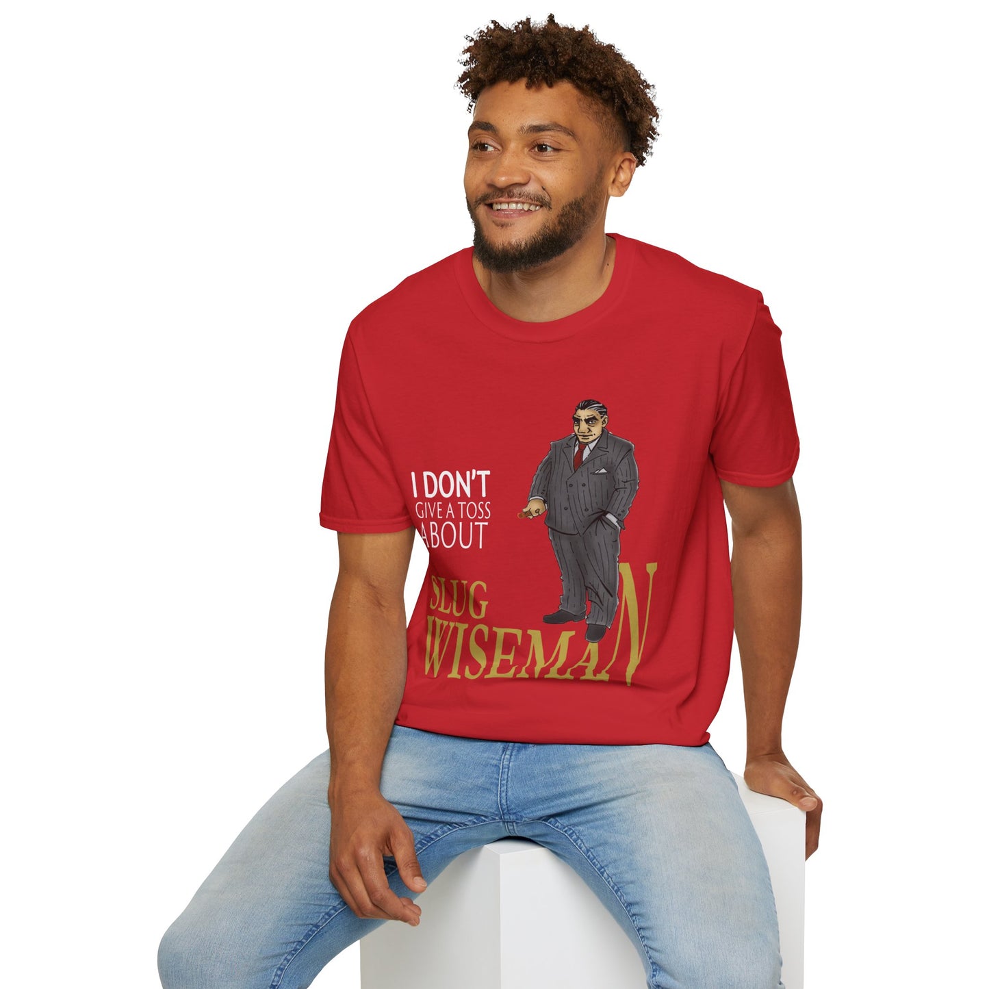 Slug Wiseman - Futsy Marlone's Signature Pose Unisex Softstyle T-Shirt