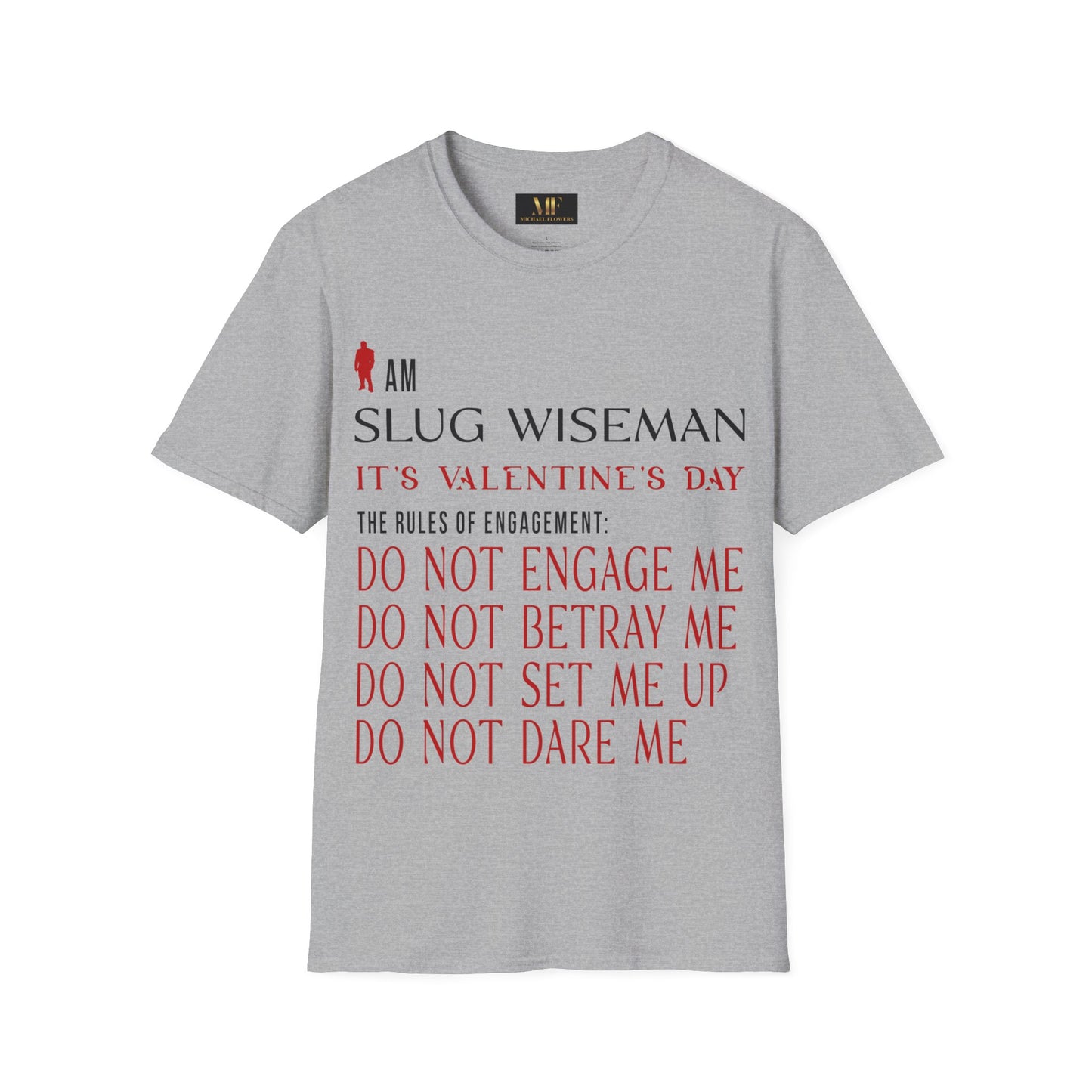 Slug Wiseman Valentine's Day Unisex Softstyle T-Shirt
