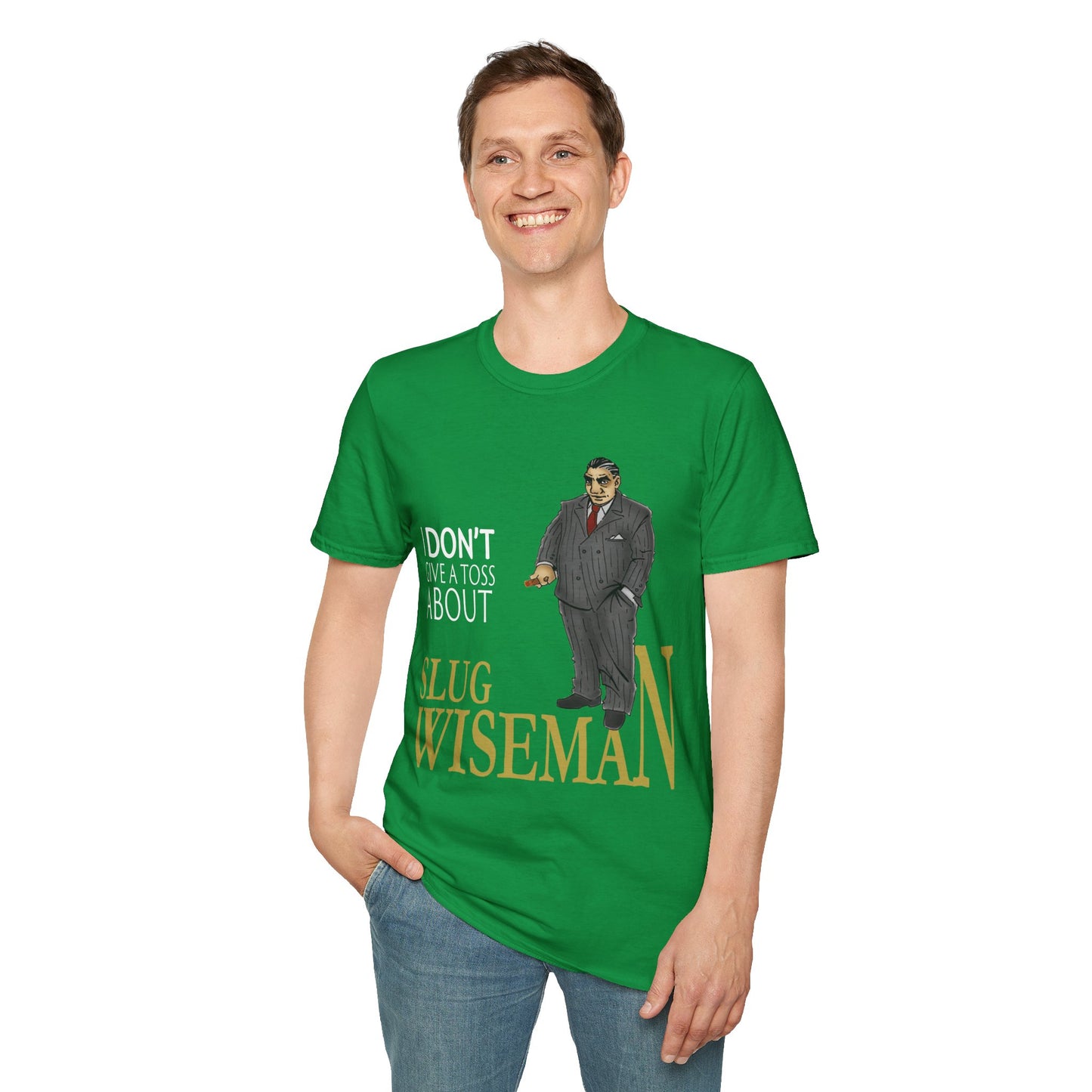 Slug Wiseman - Futsy Marlone's Signature Pose Unisex Softstyle T-Shirt