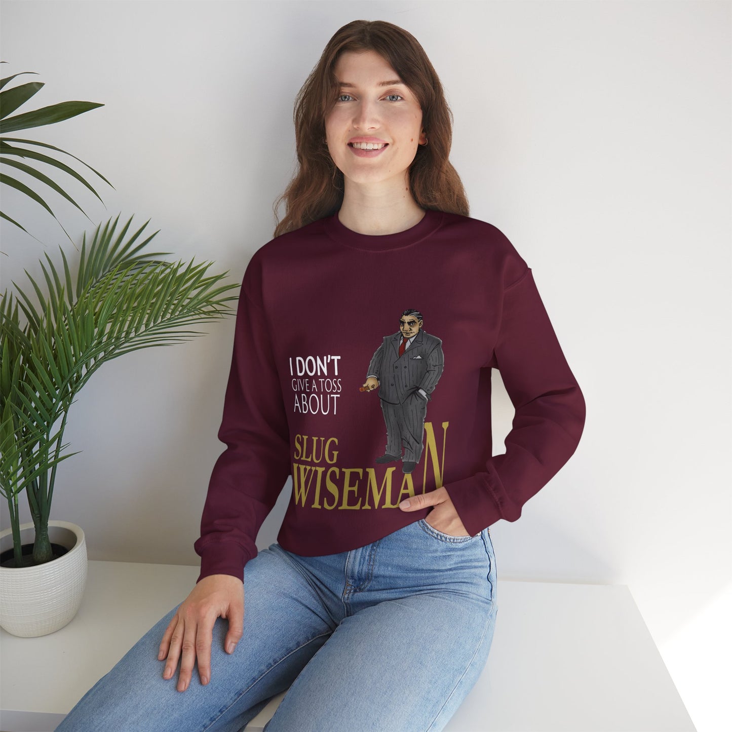 Slug Wiseman - Futsy Marlone's Signature Pose Unisex Crewneck Sweatshirt