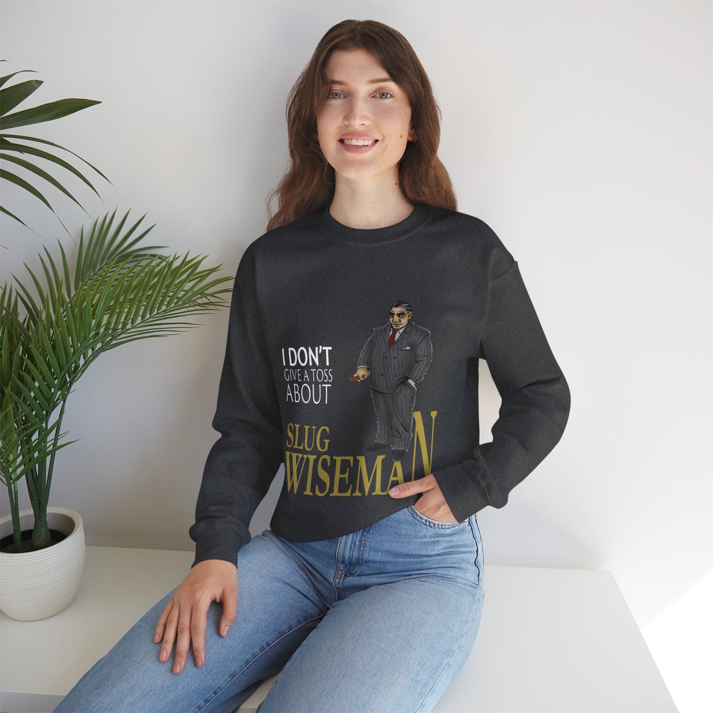 Slug Wiseman - Futsy Marlone's Signature Pose Unisex Crewneck Sweatshirt