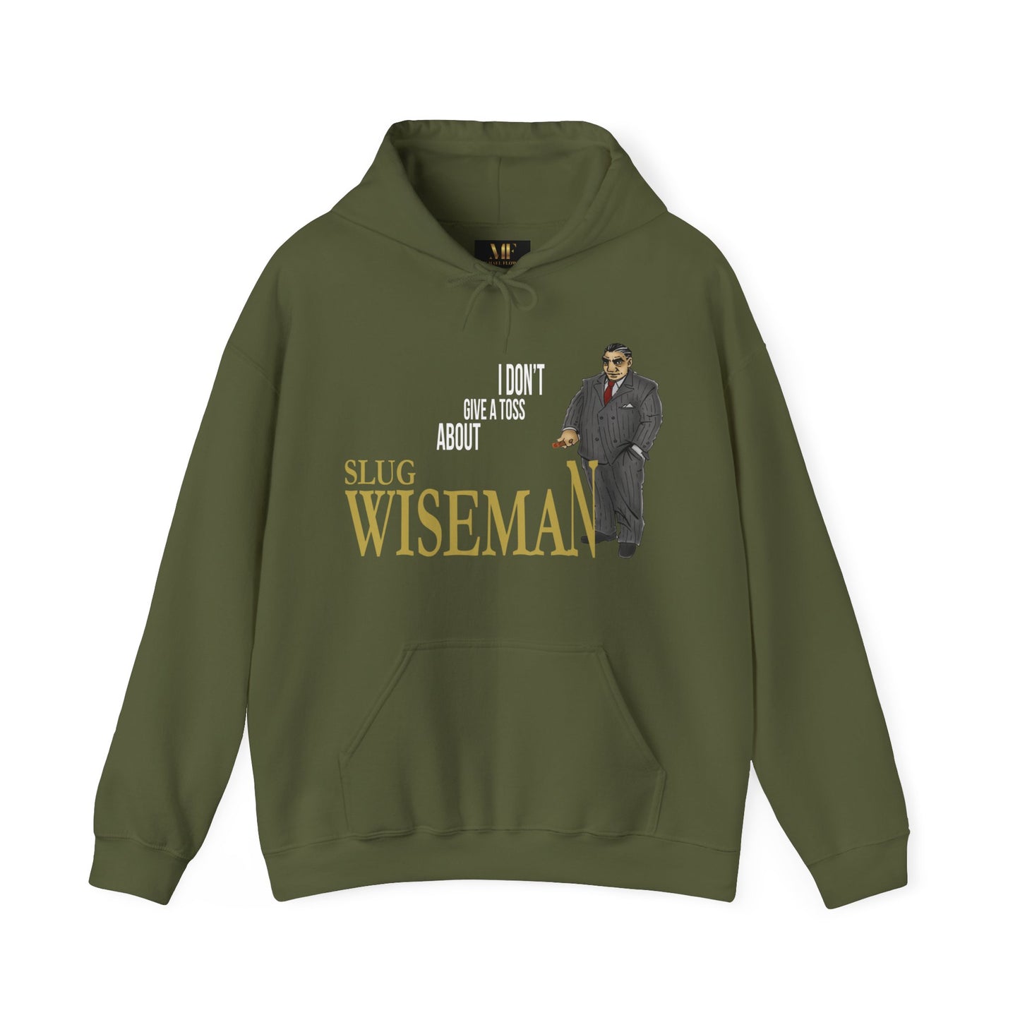 Slug Wiseman - Futsy Marlone's Unisex Hooded Sweatshirt