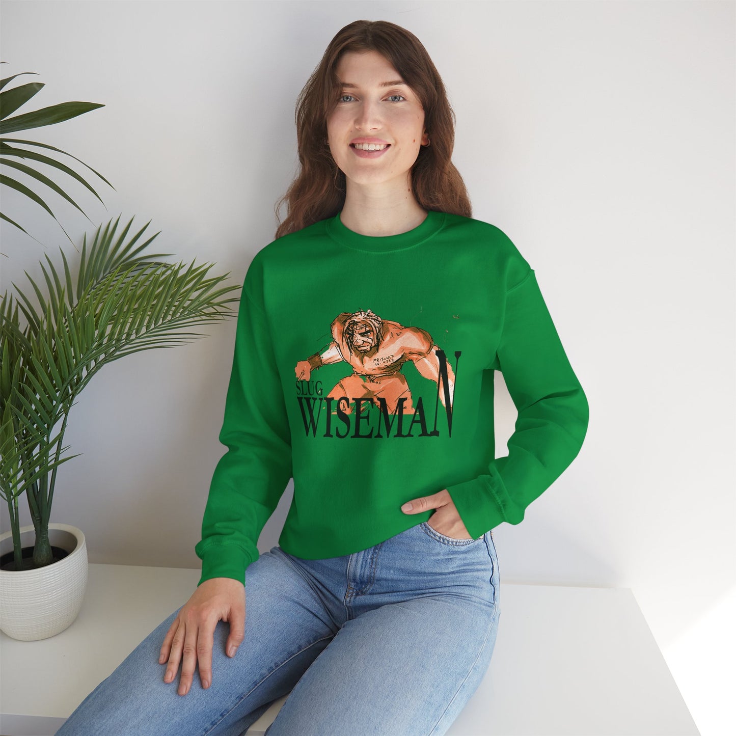 Slug Wiseman Unisex Crewneck Sweatshirt