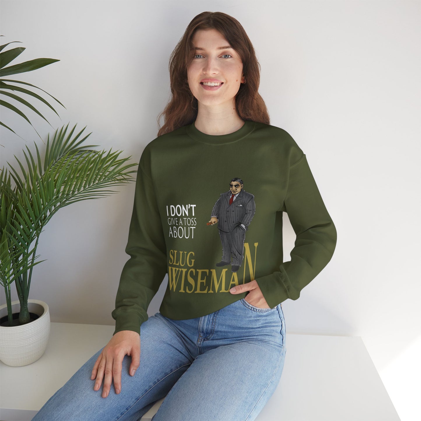 Slug Wiseman - Futsy Marlone's Signature Pose Unisex Crewneck Sweatshirt