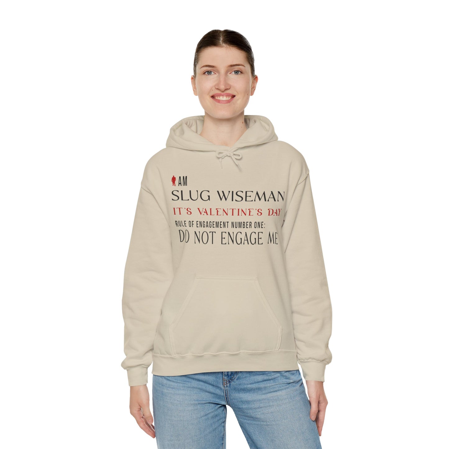 Slug Wiseman Unisex Hooded Sweatshirt