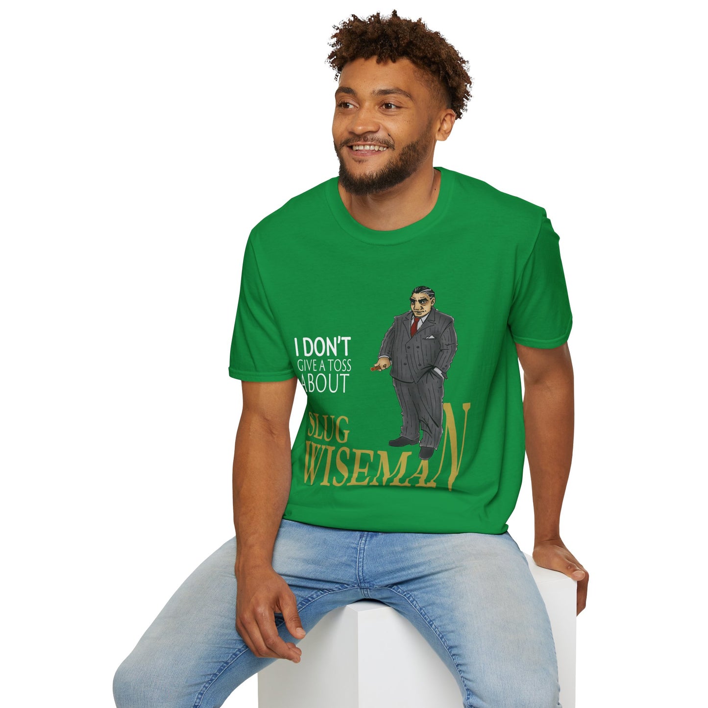 Slug Wiseman - Futsy Marlone's Signature Pose Unisex Softstyle T-Shirt
