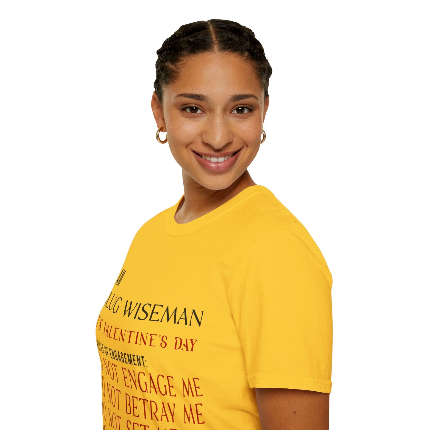 Slug Wiseman Valentine's Day Unisex Softstyle T-Shirt