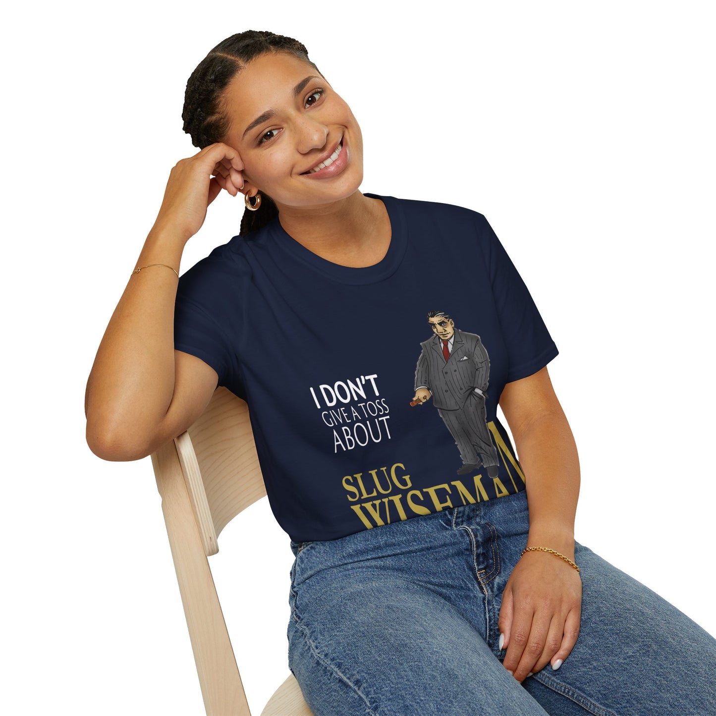 Slug Wiseman - Futsy Marlone's Signature Pose Unisex Softstyle T-Shirt