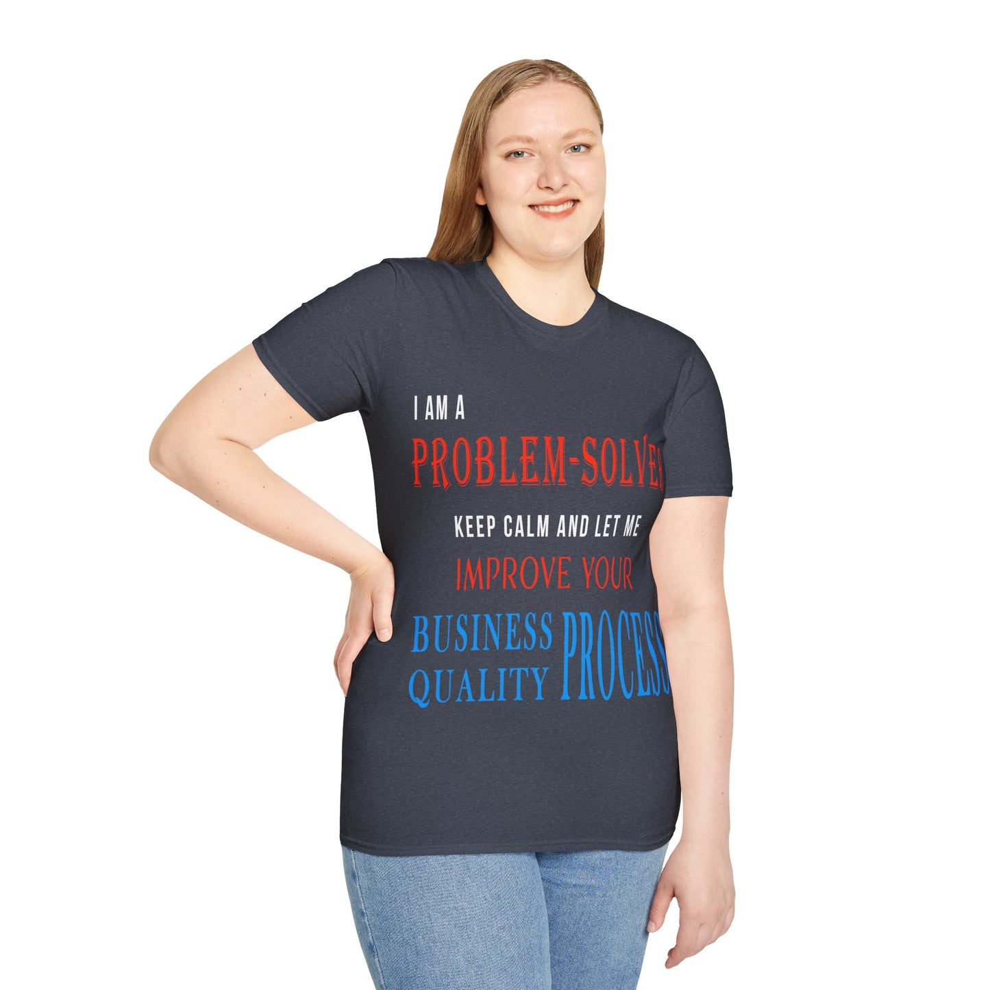 Dr. Flowers' Problem-Solver Inspirational Quote Unisex Softstyle T-Shirt