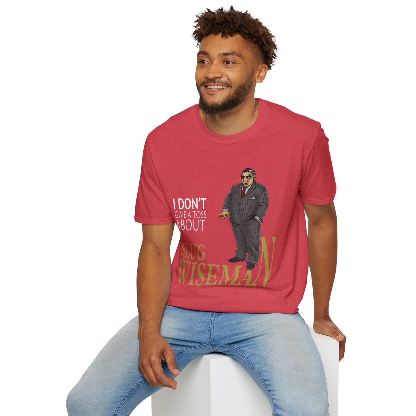 Slug Wiseman - Futsy Marlone's Signature Pose Unisex Softstyle T-Shirt