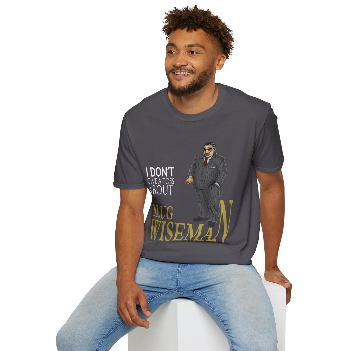 Slug Wiseman - Futsy Marlone's Signature Pose Unisex Softstyle T-Shirt