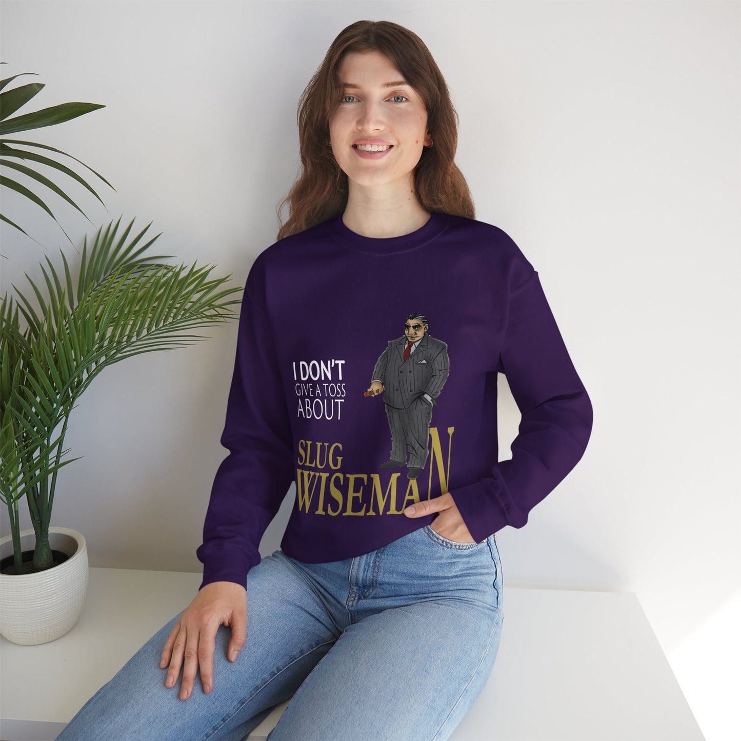 Slug Wiseman - Futsy Marlone's Signature Pose Unisex Crewneck Sweatshirt