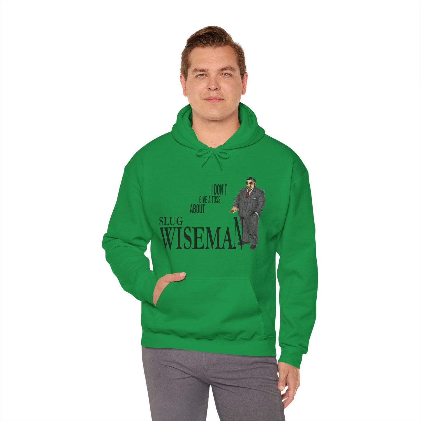 Slug Wiseman - Futsy Marlone's Signature Pose Unisex Hooded Sweatshirt