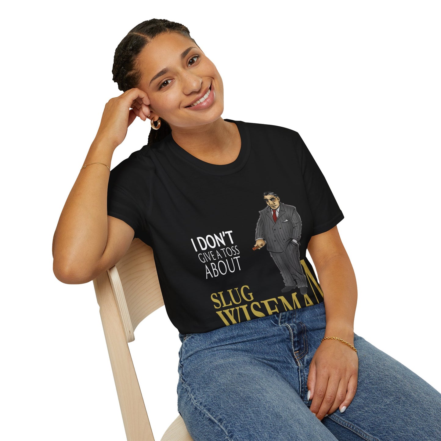 Slug Wiseman - Futsy Marlone's Signature Pose Unisex Softstyle T-Shirt
