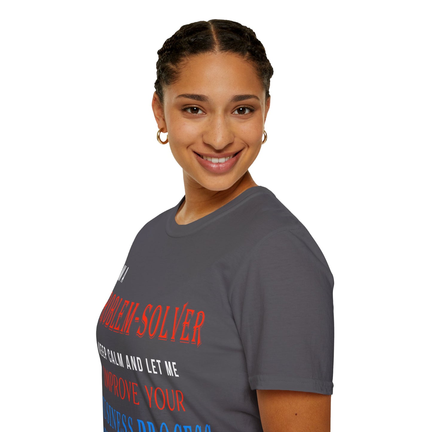 Dr. Flowers' Problem-Solver Inspirational Quote Unisex Softstyle T-Shirt