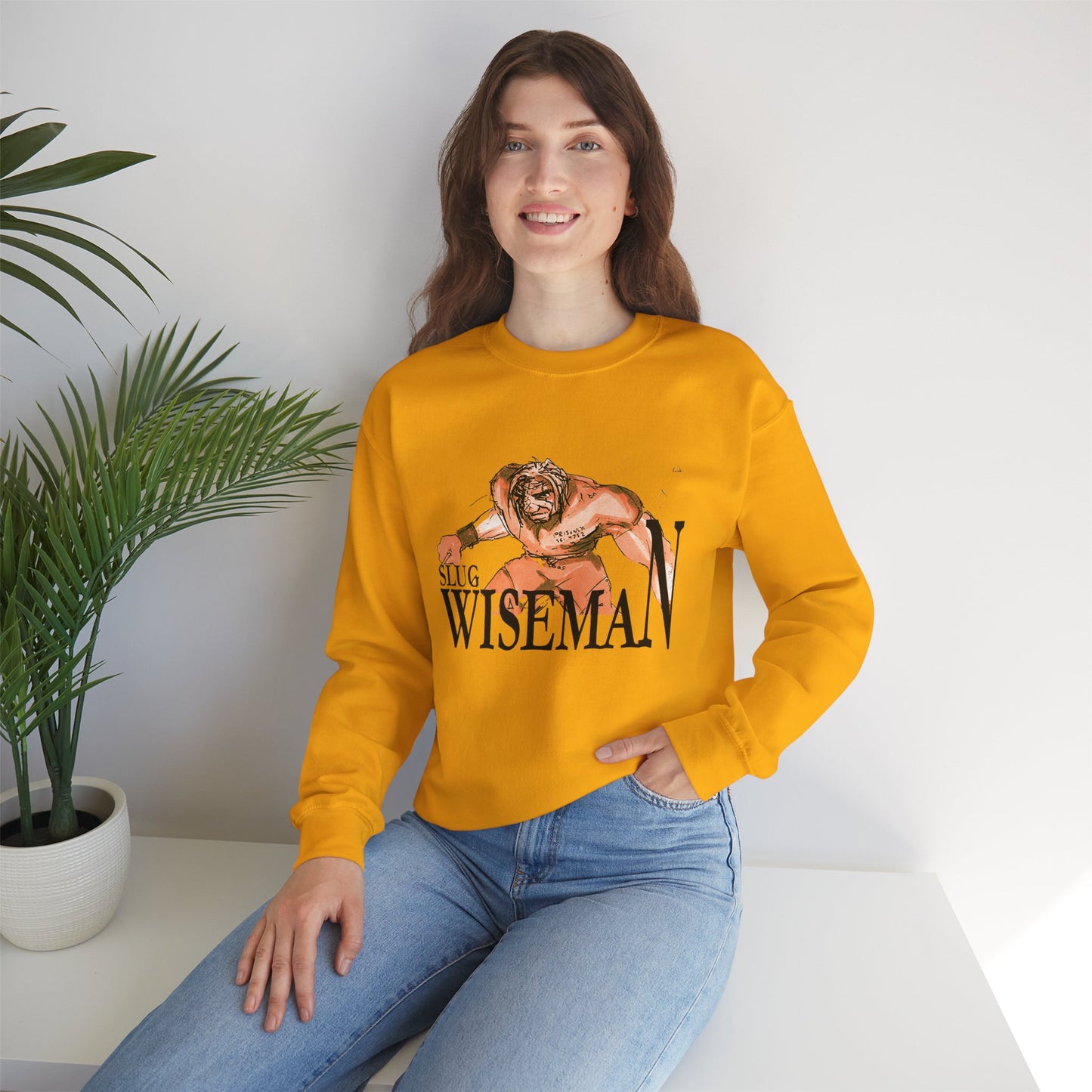 Slug Wiseman Unisex Crewneck Sweatshirt