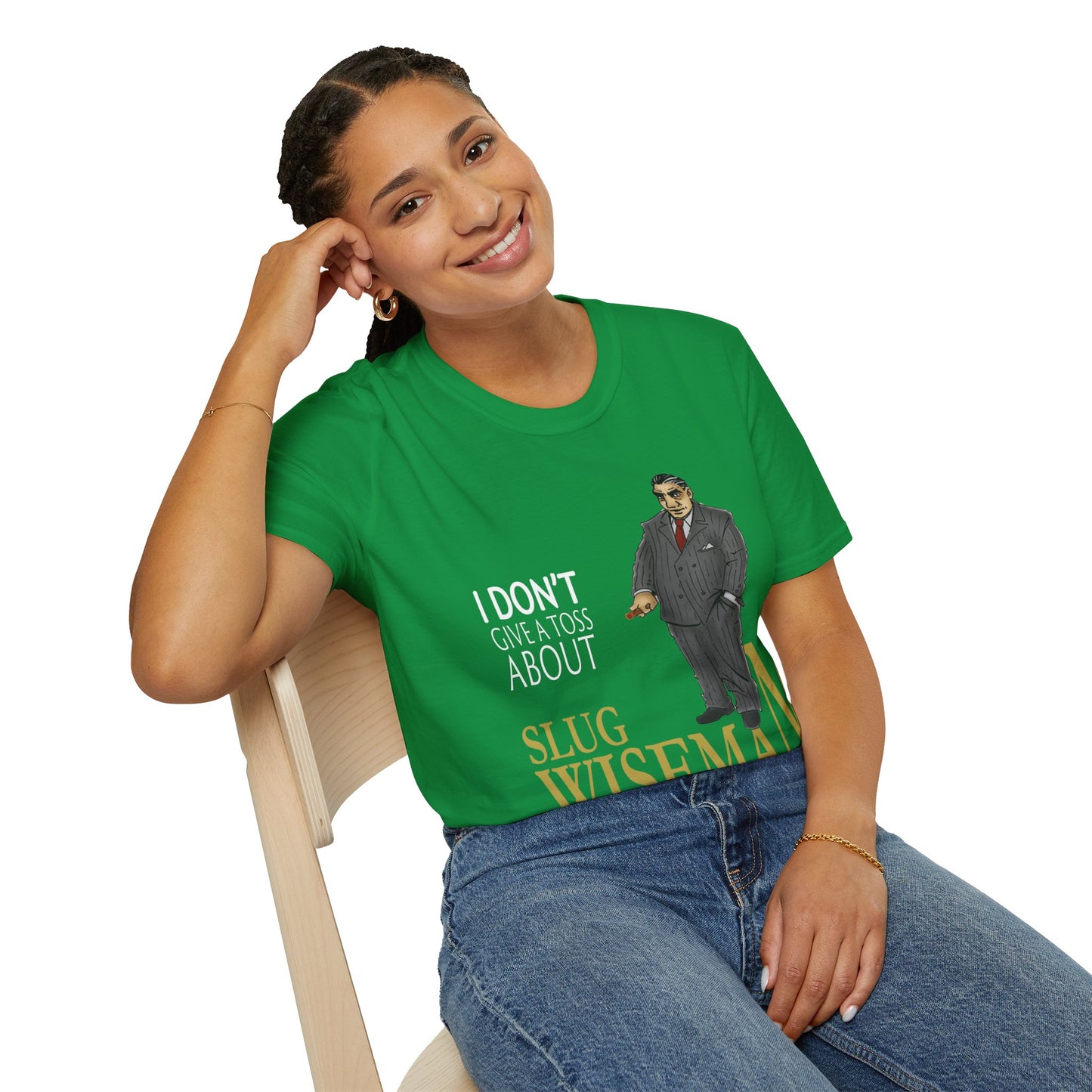 Slug Wiseman - Futsy Marlone's Signature Pose Unisex Softstyle T-Shirt