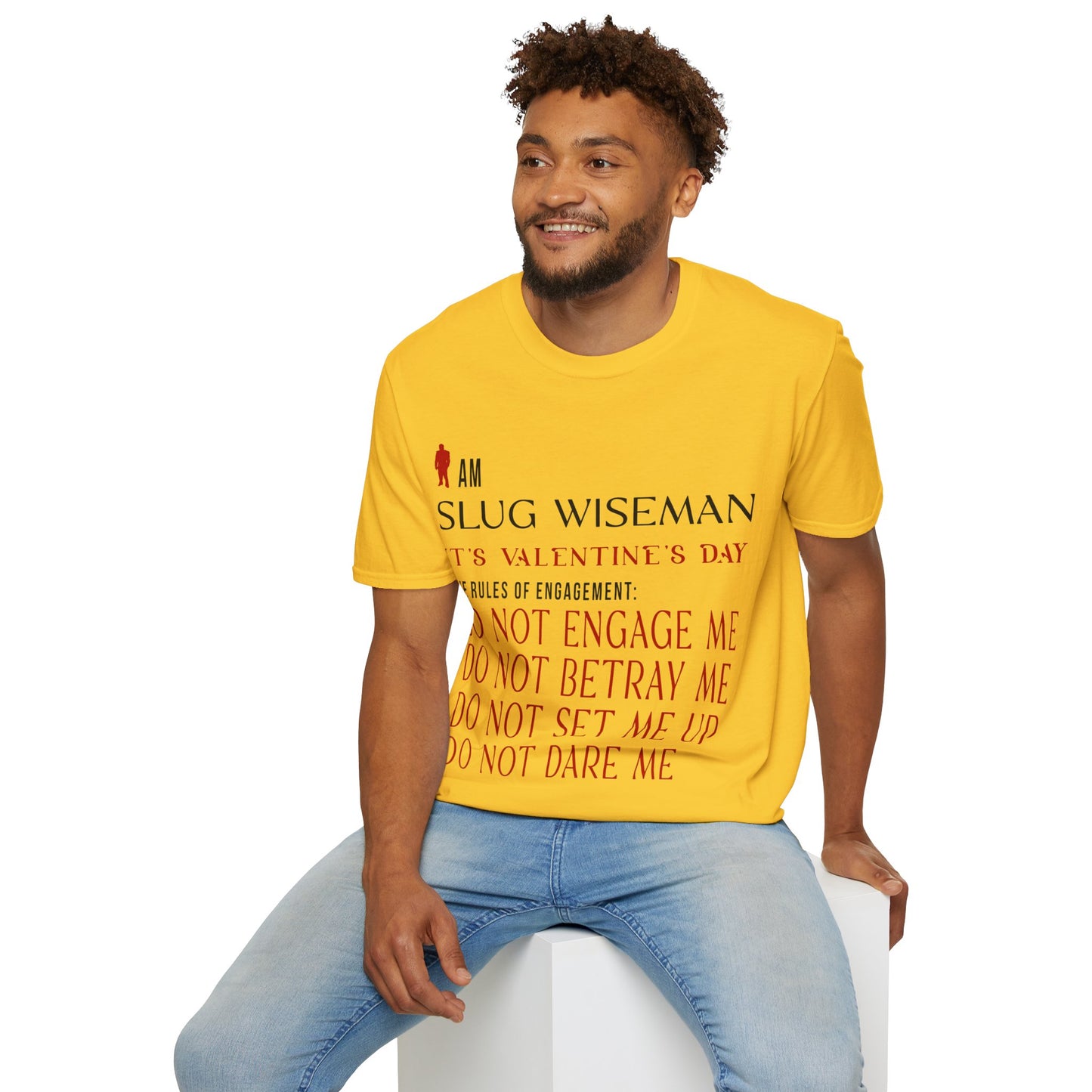 Slug Wiseman Valentine's Day Unisex Softstyle T-Shirt
