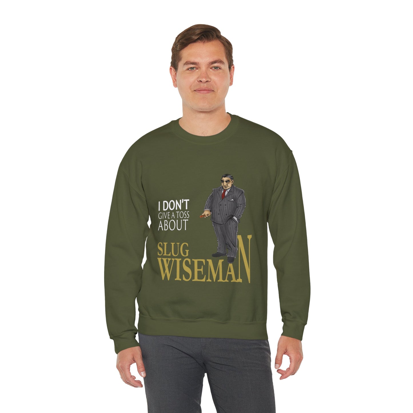 Slug Wiseman - Futsy Marlone's Signature Pose Unisex Crewneck Sweatshirt