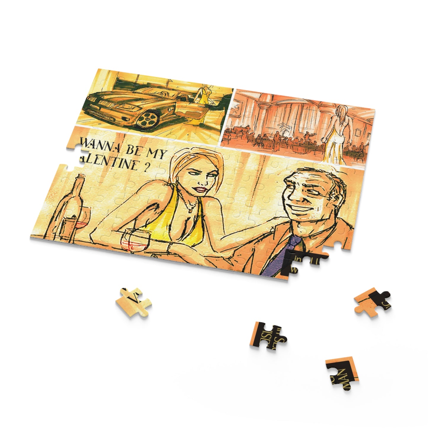 Slug Wiseman Valentine's Day Puzzle (120-Piece)