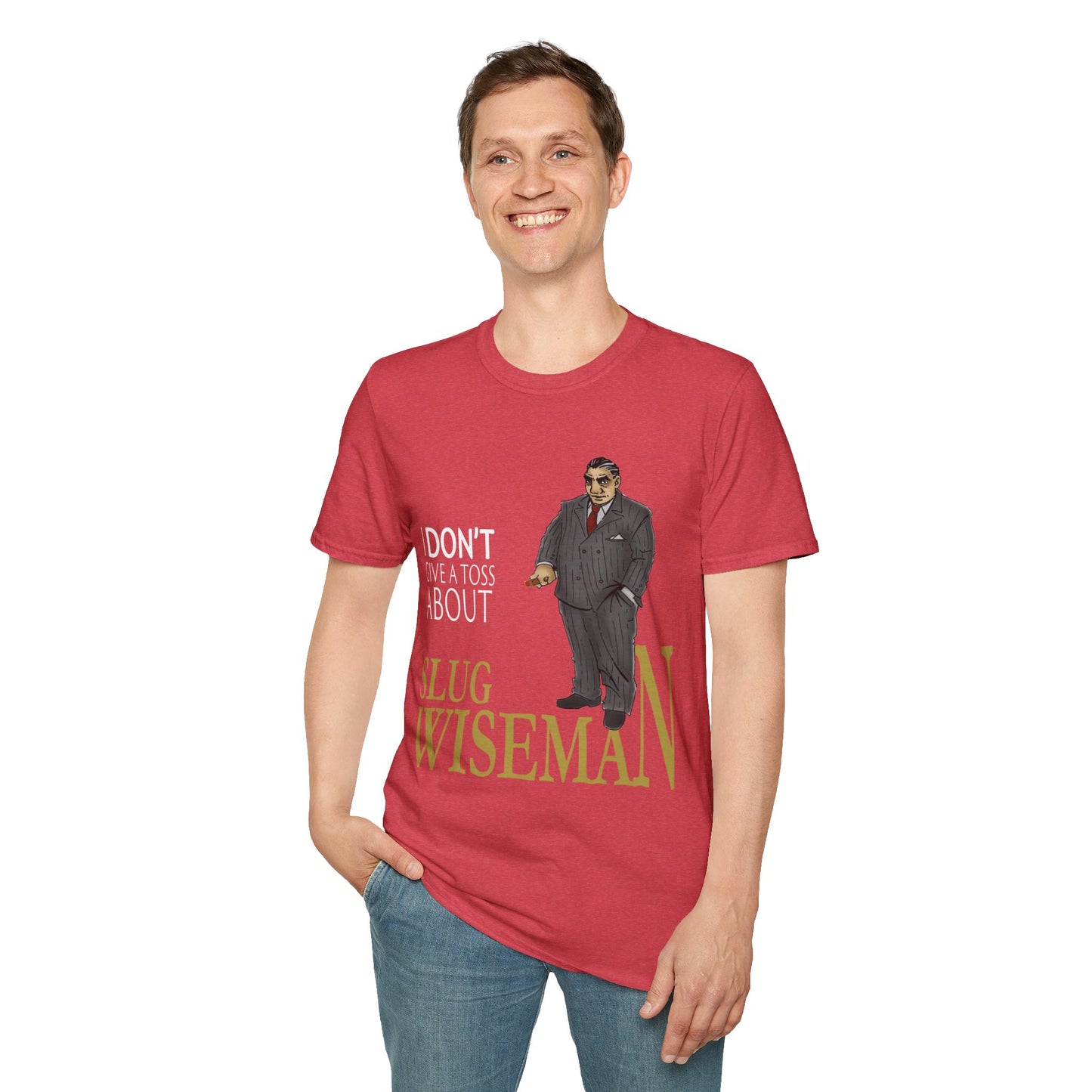 Slug Wiseman - Futsy Marlone's Signature Pose Unisex Softstyle T-Shirt