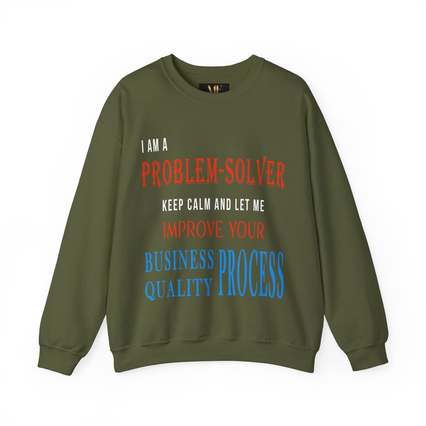 Dr. Flowers' Problem-Solver Inspirational Quote Unisex Crewneck Sweatshirt