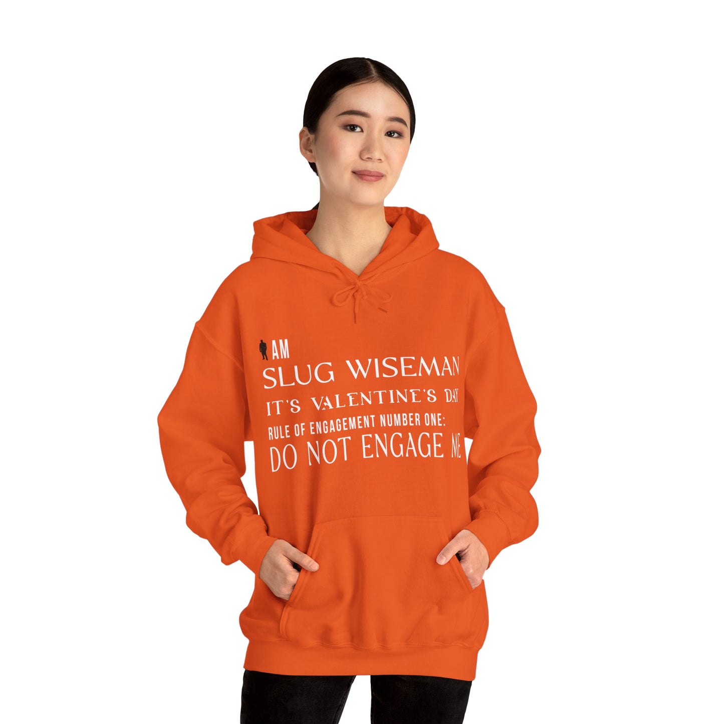Slug Wiseman Valentine's Day Unisex Hoodie