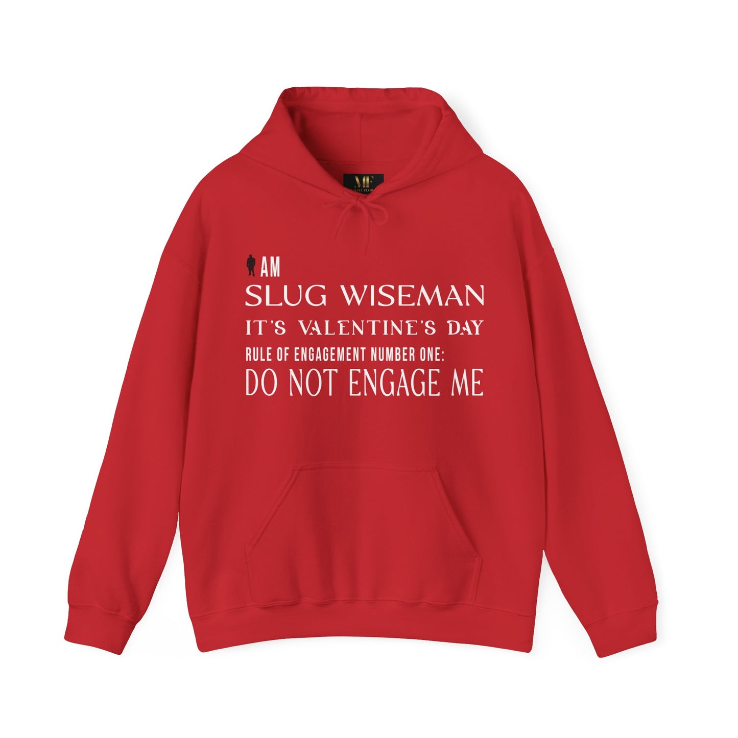 Slug Wiseman Valentine's Day Unisex Hoodie
