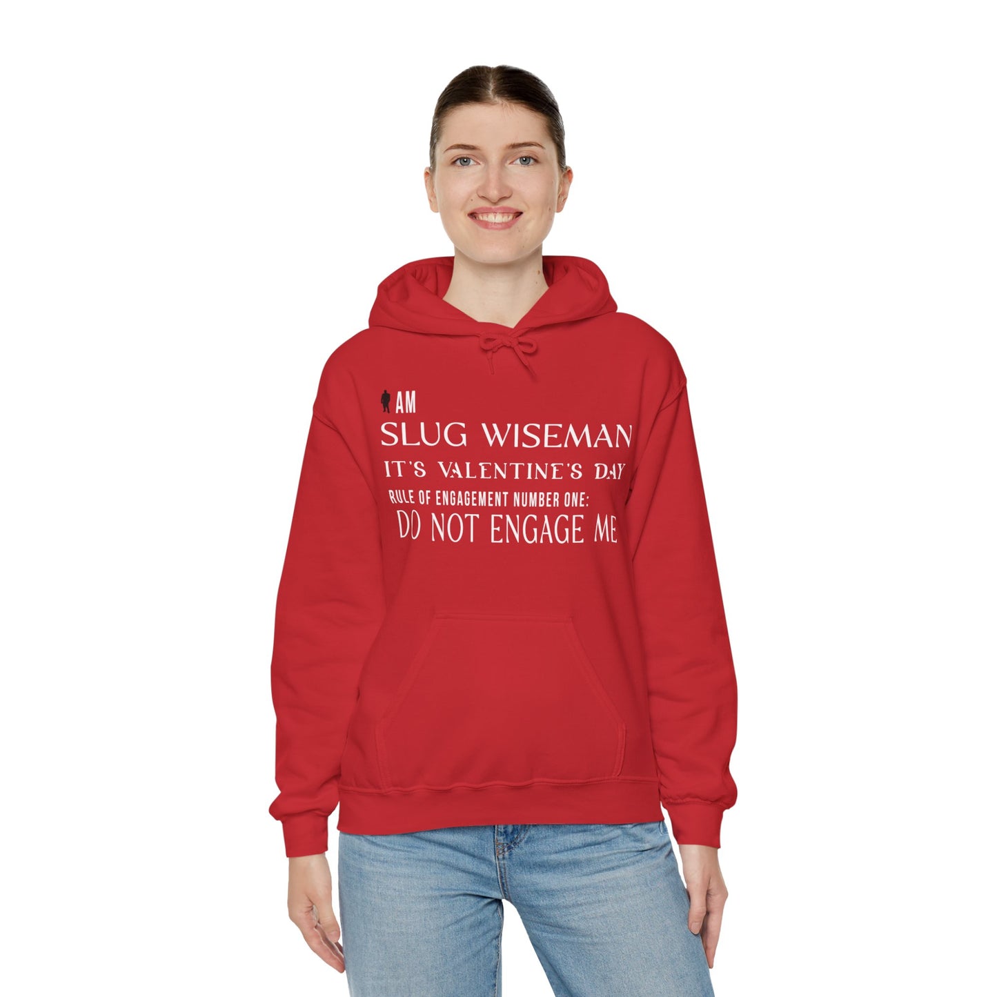 Slug Wiseman Valentine's Day Unisex Hoodie