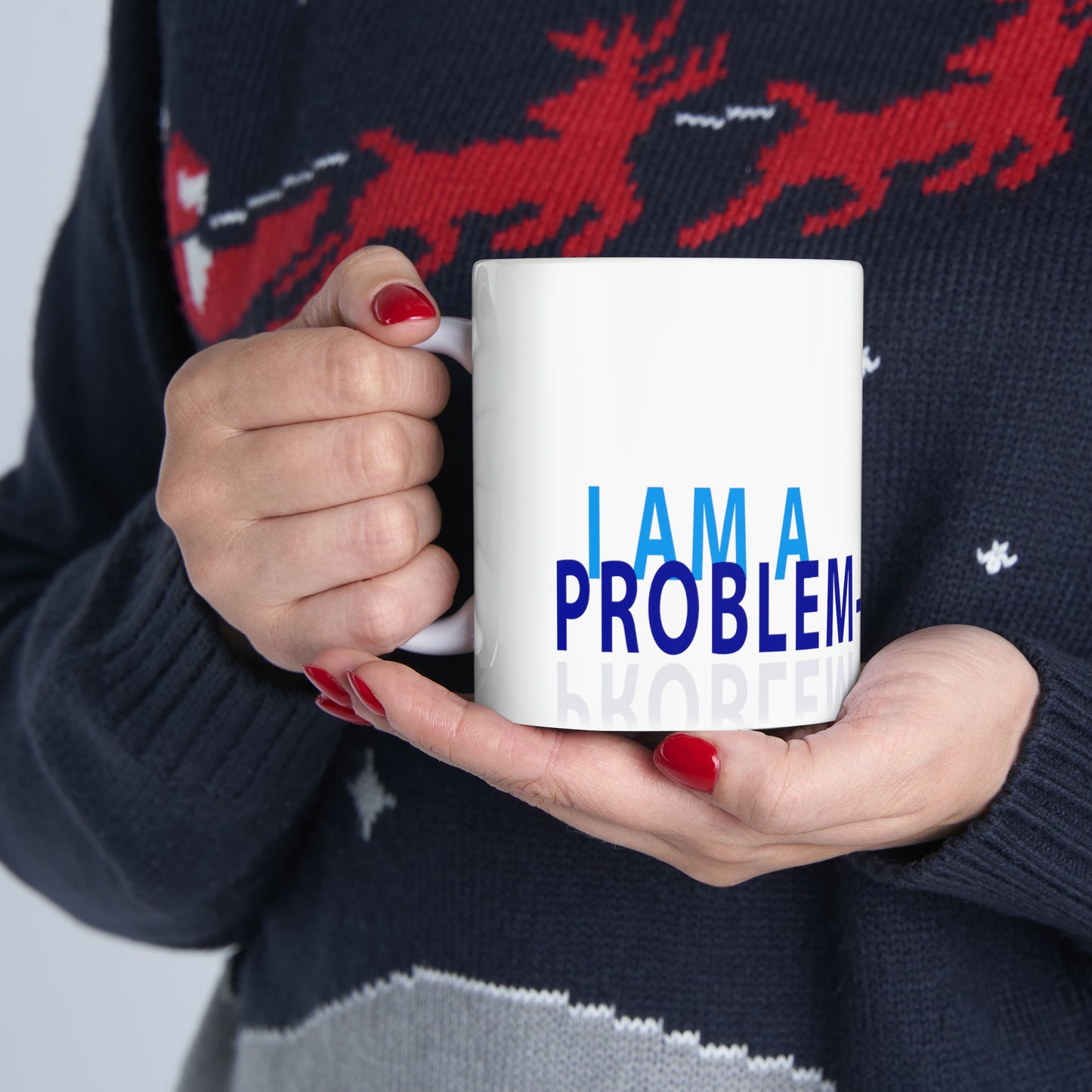 Dr. Flowers' I AM A PROBLEM-SOLVER Ceramic Mug