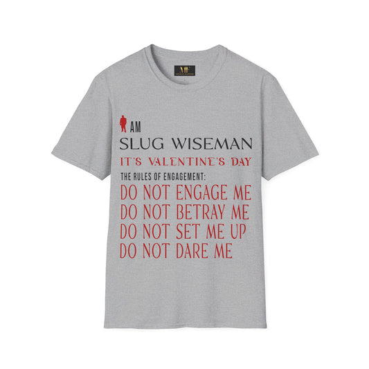 Slug Wiseman Valentine's Day Unisex Softstyle T-Shirt
