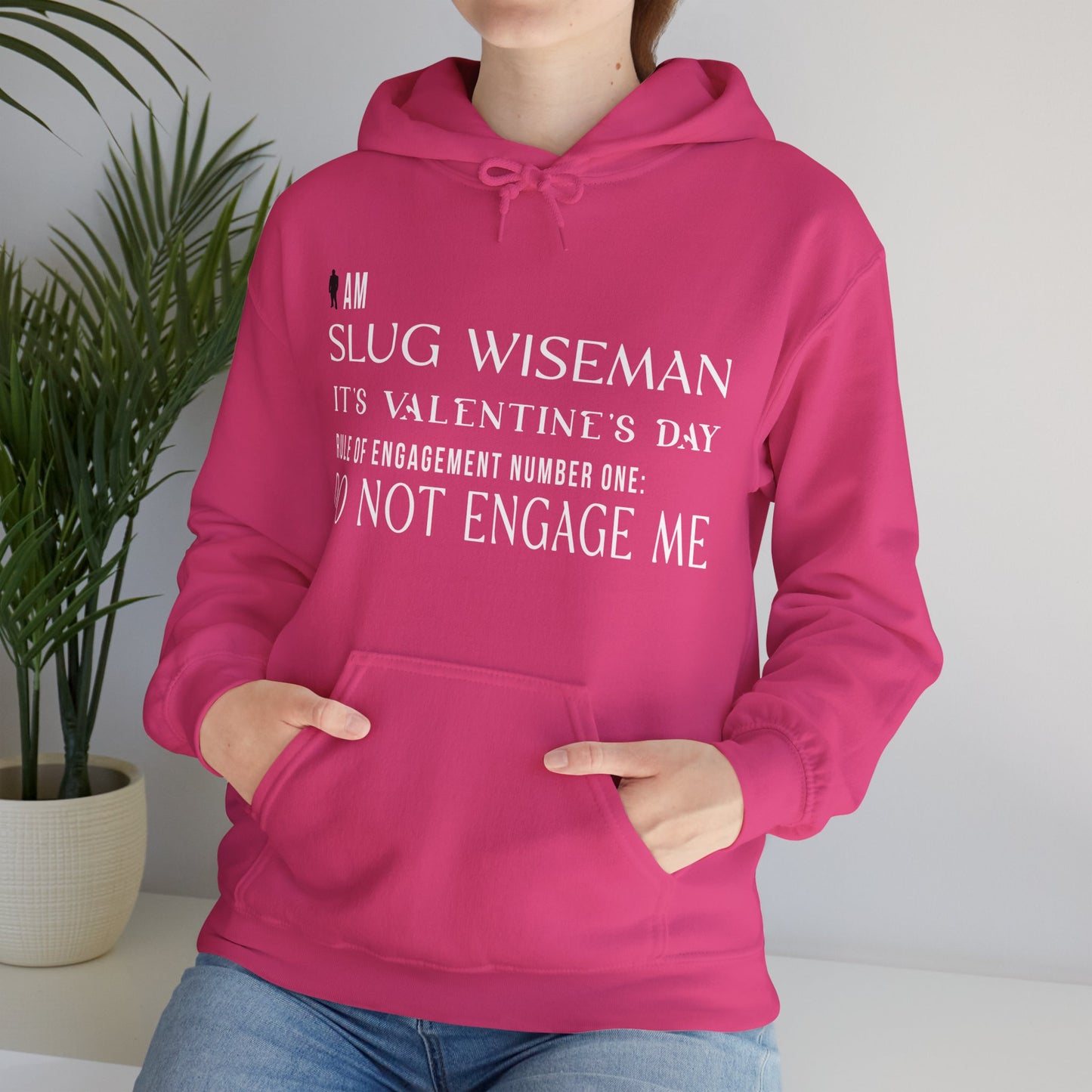 Slug Wiseman Valentine's Day Unisex Hoodie