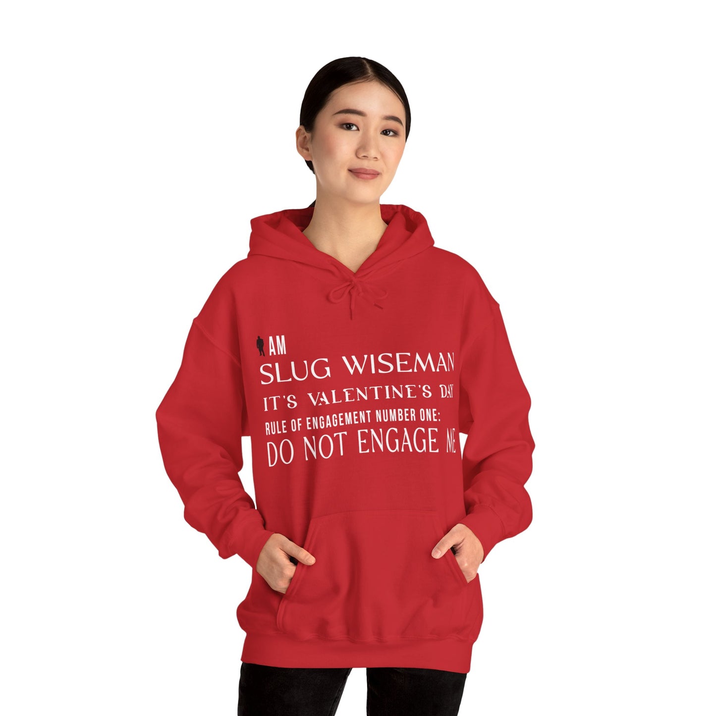 Slug Wiseman Valentine's Day Unisex Hoodie