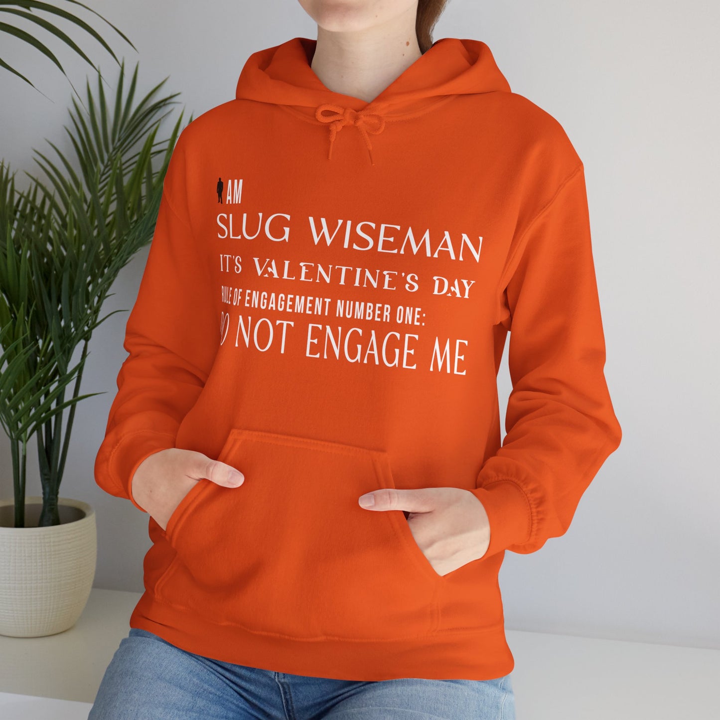 Slug Wiseman Valentine's Day Unisex Hoodie