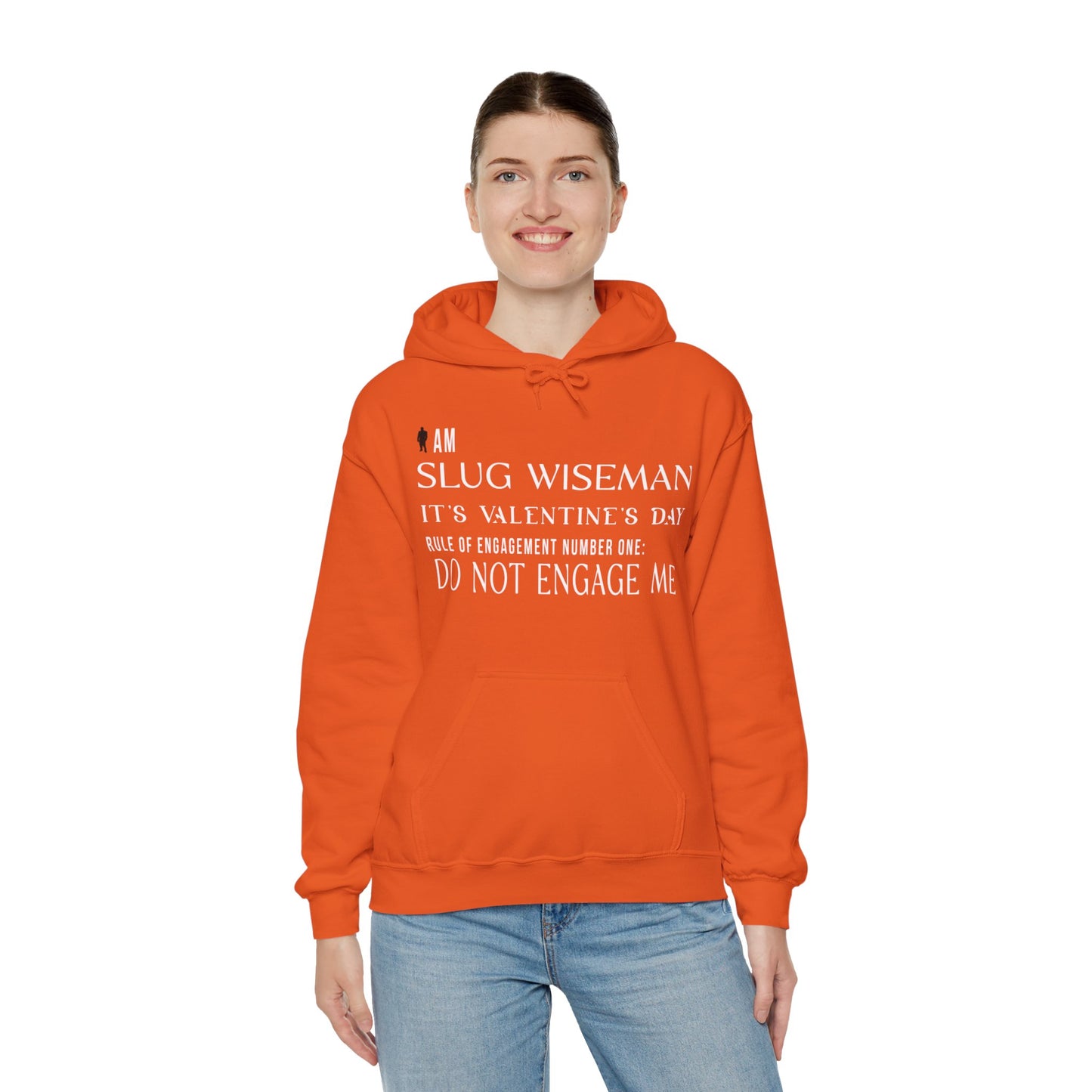 Slug Wiseman Valentine's Day Unisex Hoodie